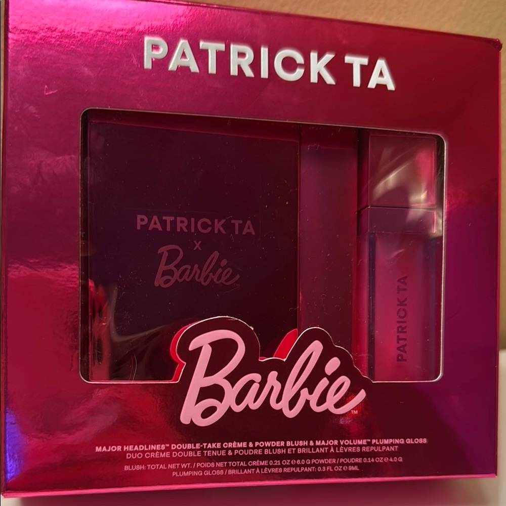 Patrick Ta x Barbie Pink Blush & Plumping Gloss